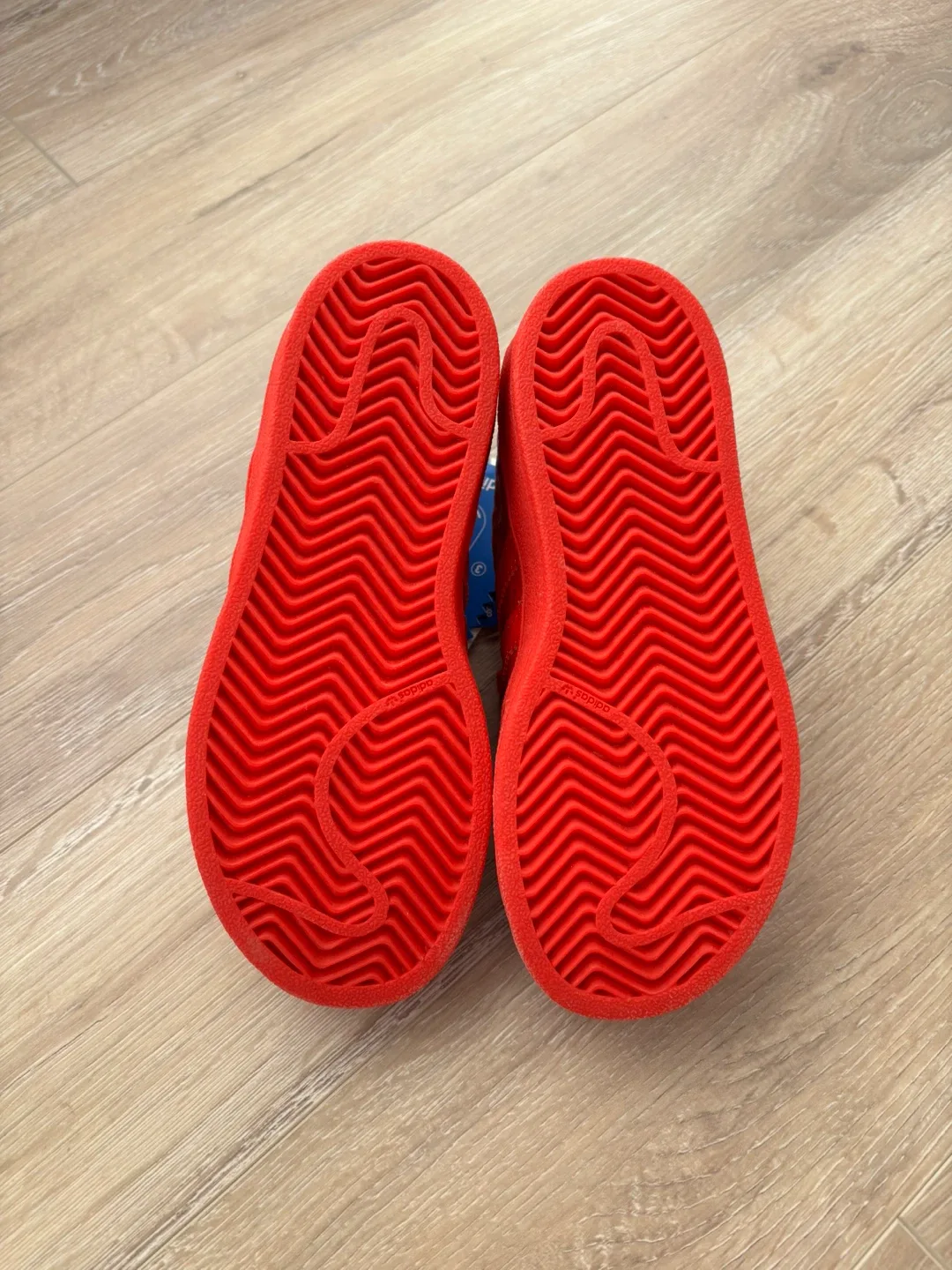 Adidas Superstar Red Youth Size 12K - BNWT image indicator(3)