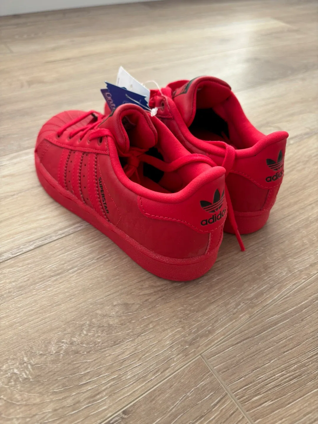 Adidas Superstar Red Youth Size 12K - BNWT image indicator(4)