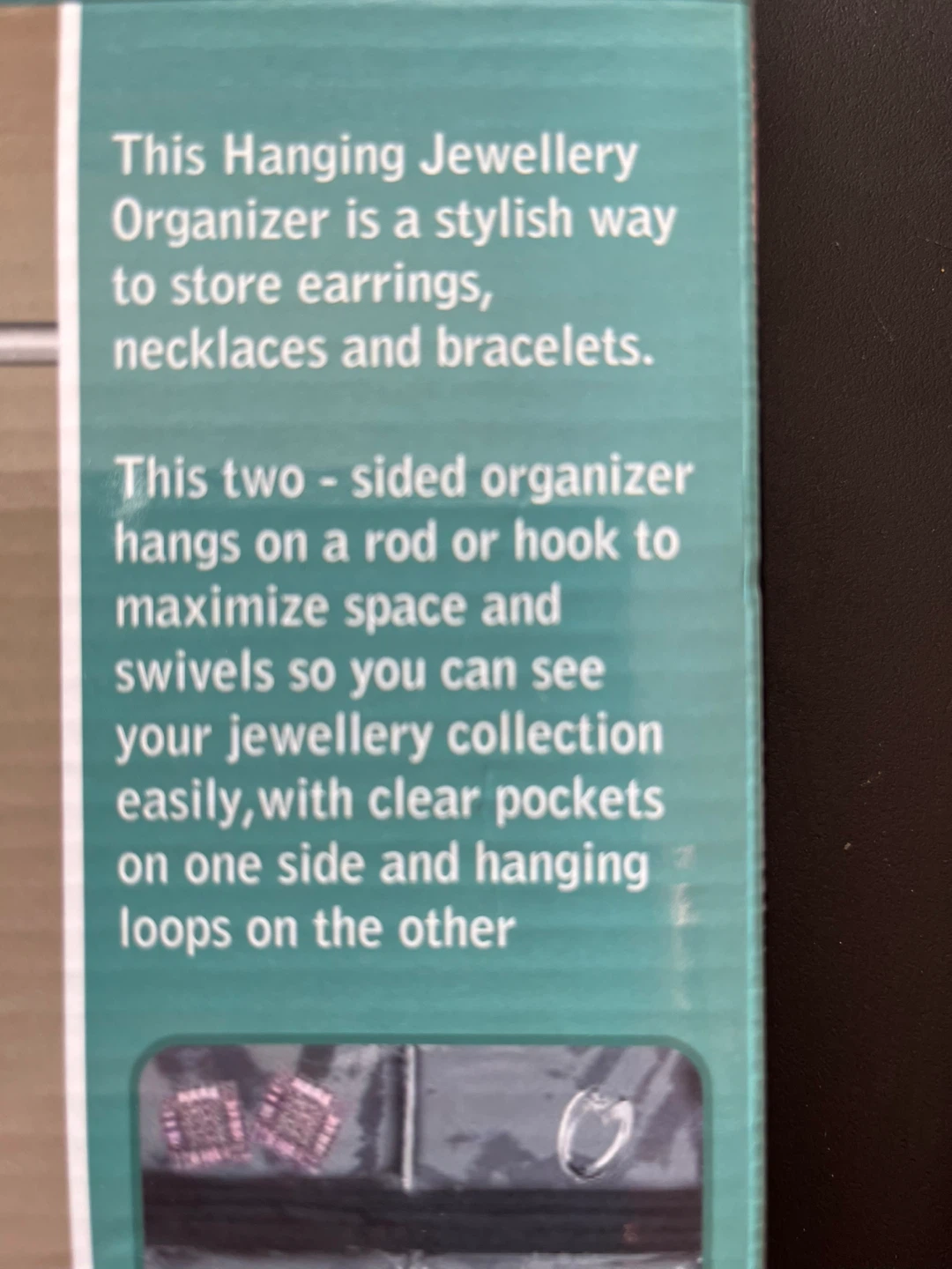 Dress Hanging Jewellery Organizer -New- Dual Sided - photo 2