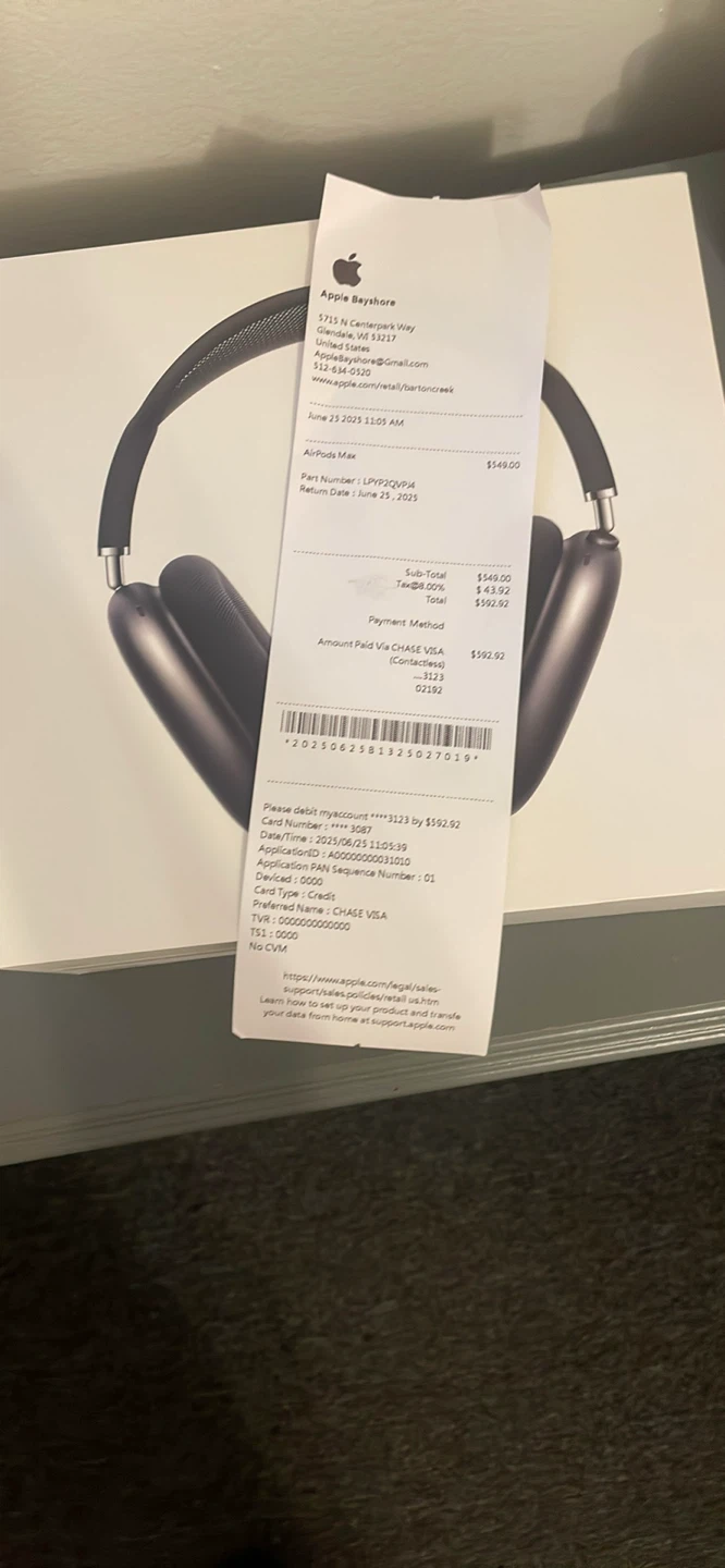 Apple AirPods Max - Space Gray w/ Box