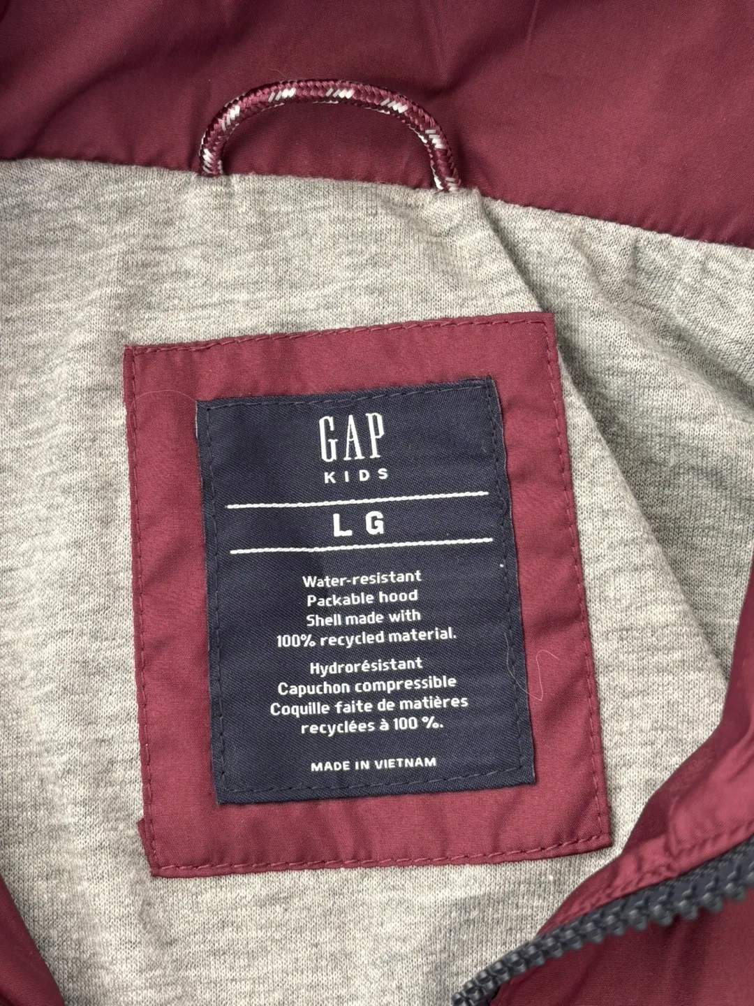 GAP Kids Water-Resistant Fall/Spring Jacket - Size L (10-11) image indicator(3)