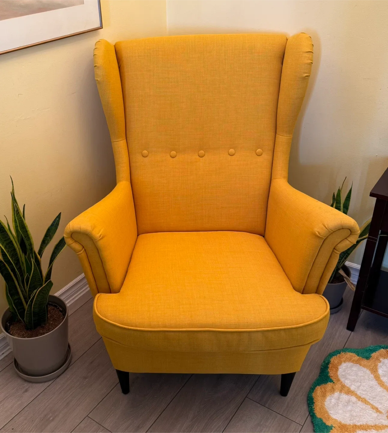 IKEA Strandmon Wing Chair - Yellow image indicator(2)