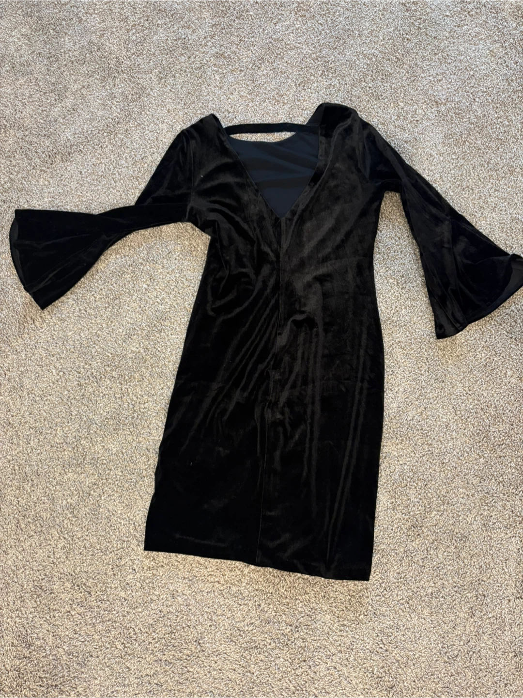 Armani Exchange Black Velvet Dress Size L