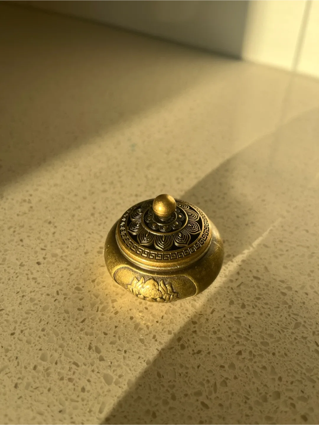 Mini Brass Incense Burner image indicator(4)