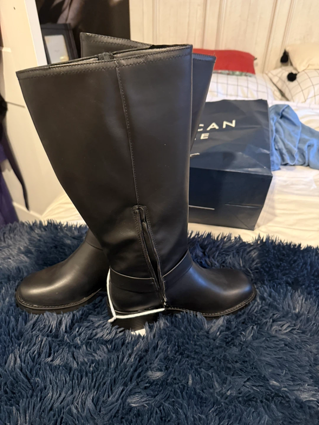 American Eagle Black Riding Boots - Size 8 - photo 2
