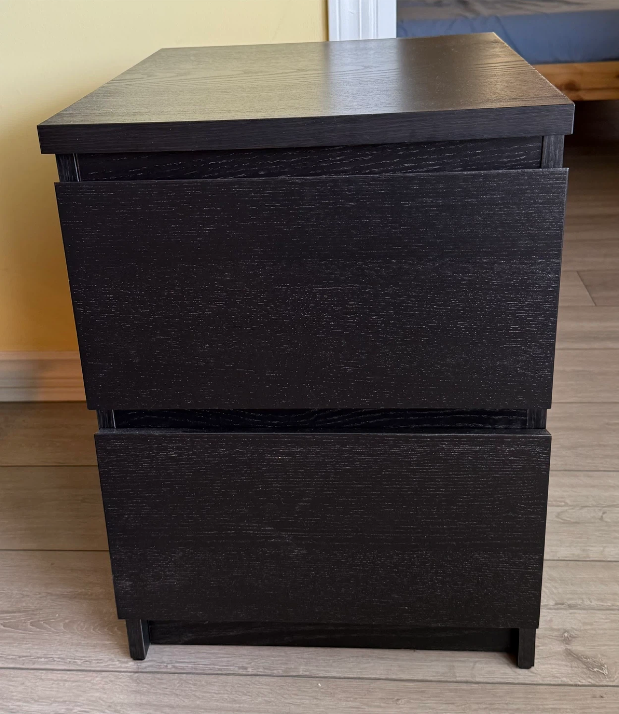 IKEA Black-Brown Nightstand - photo 2