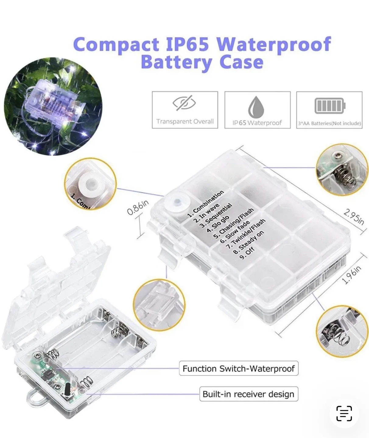 Maple Leaf String Lights - 10ft, 20 LEDs, brand new image indicator(5)