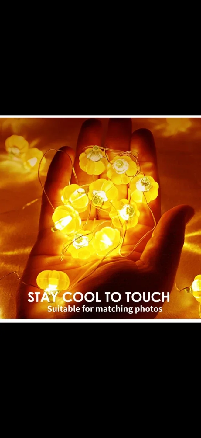Pumpkin String Lights - Halloween Decor, brand new image indicator(4)