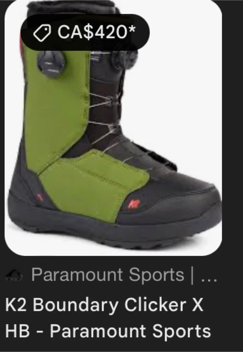 K2 Boundary Men's Snowboard Boots - Size 11 image indicator(7)