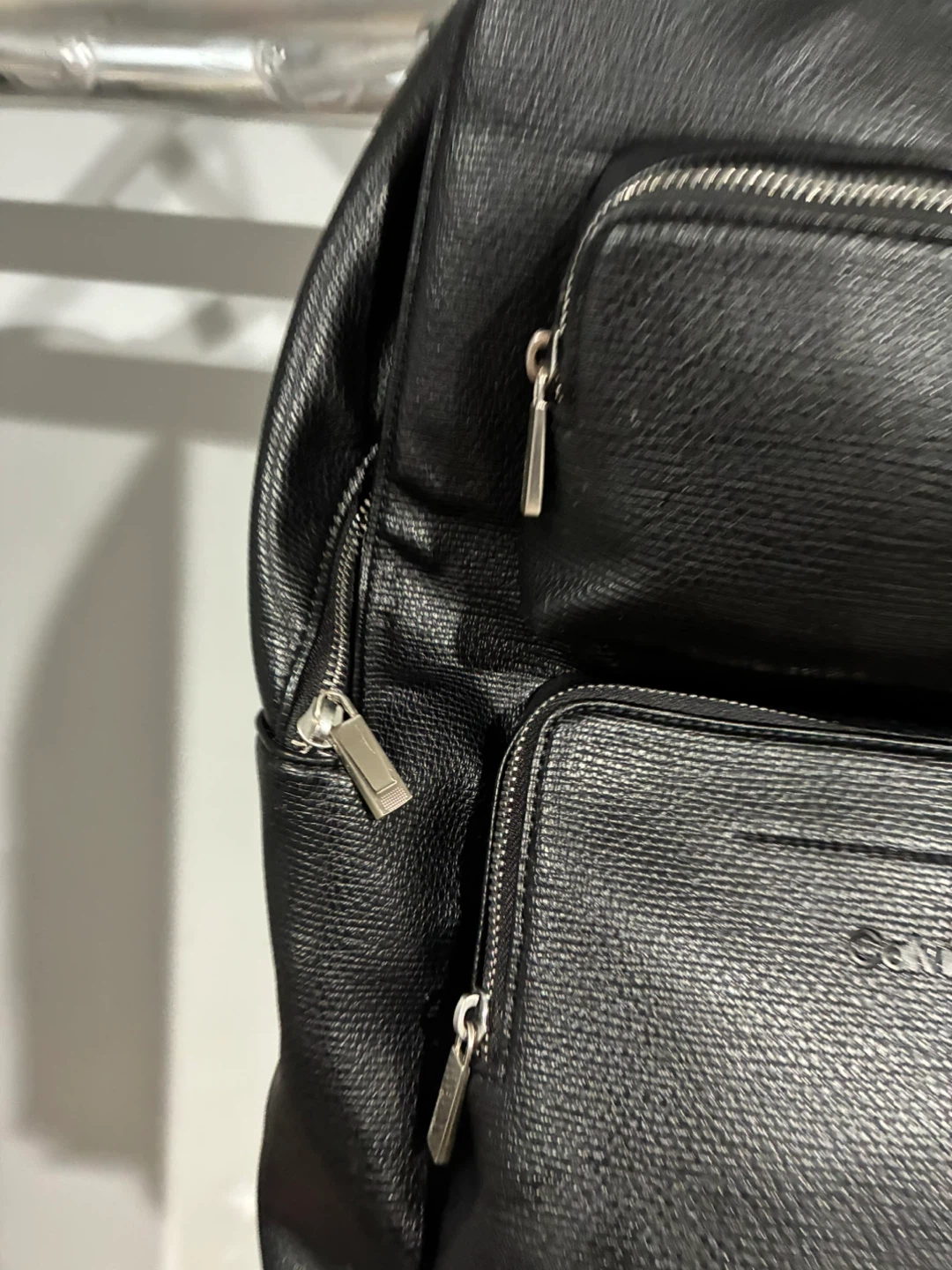 Calvin Klein Black Leather Backpack - photo 5