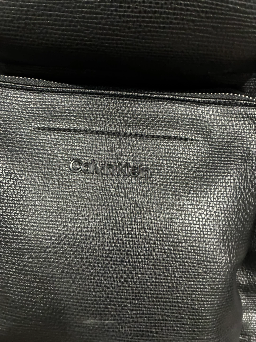 Calvin Klein Black Leather Backpack - photo 2