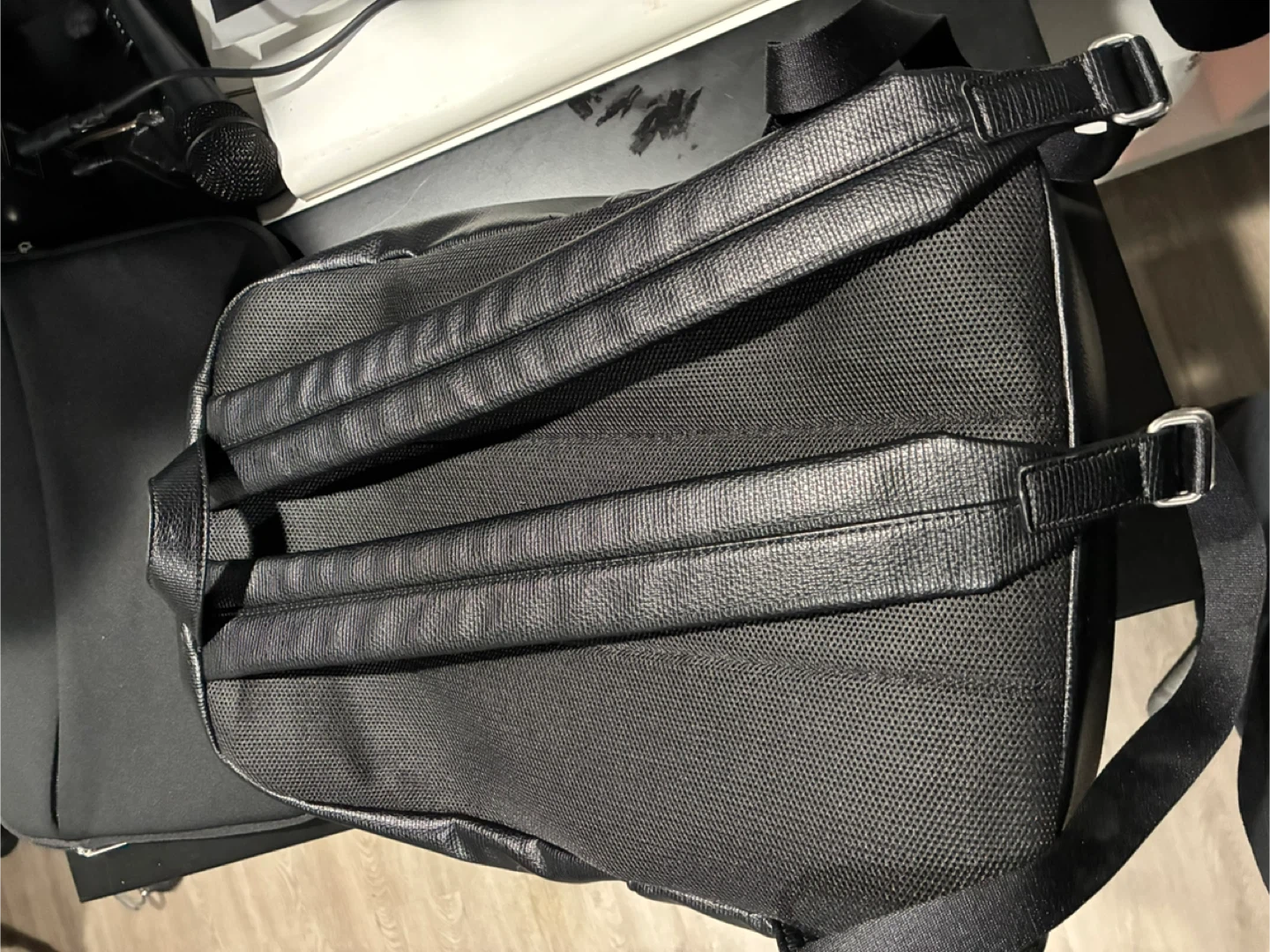 Calvin Klein Black Leather Backpack - photo 3