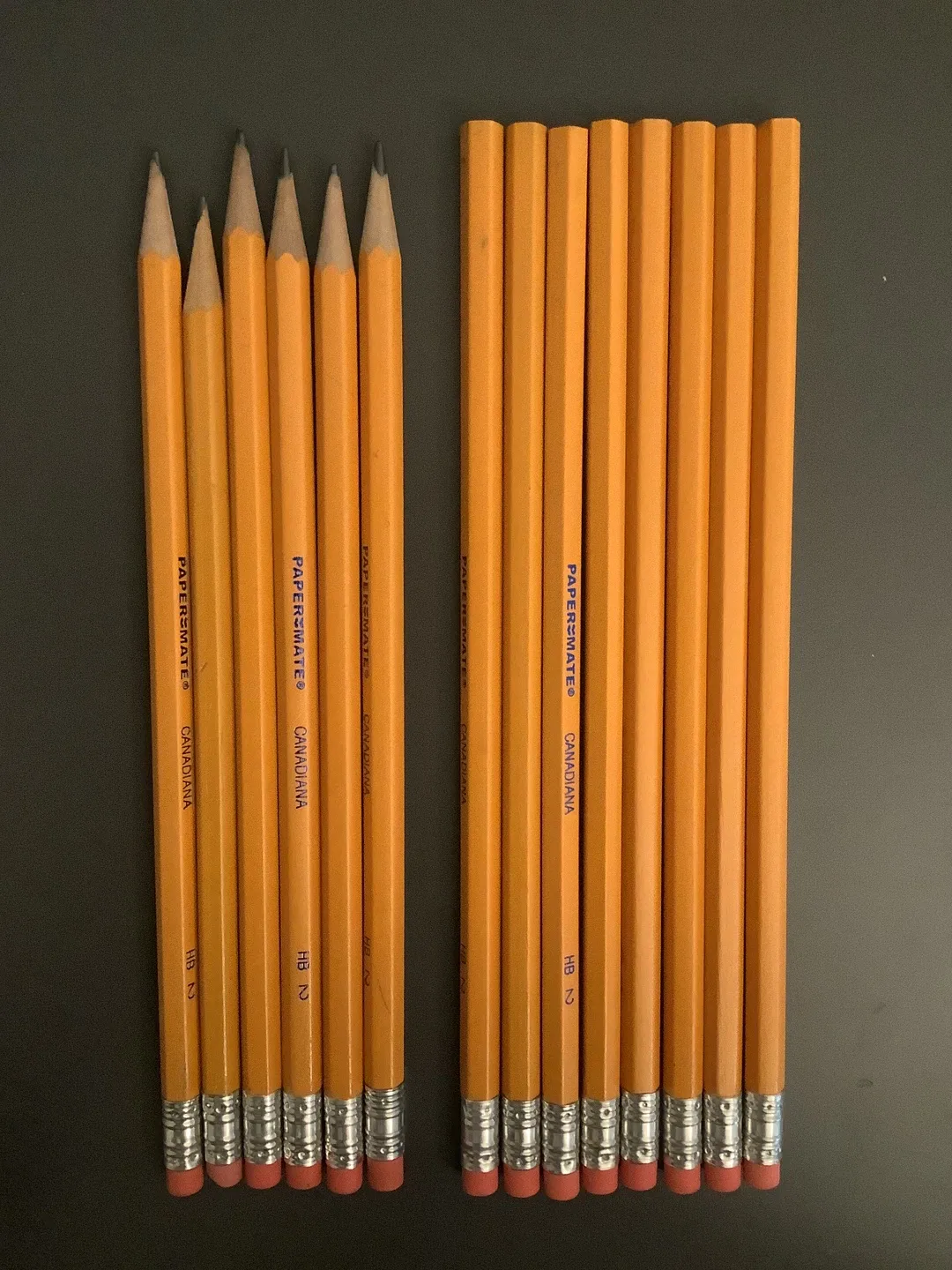 Papermate HB-2 pencils (8 new, 6 slightly used) 🧡 thumbnail
