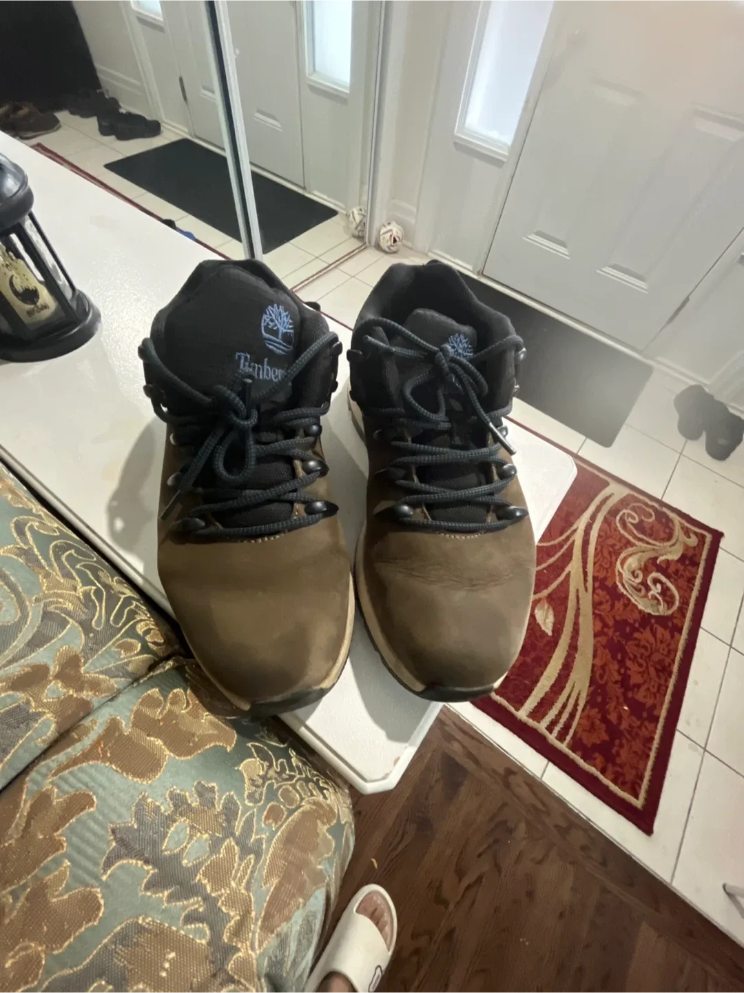 Timberland Brown Leather Hiking Boots