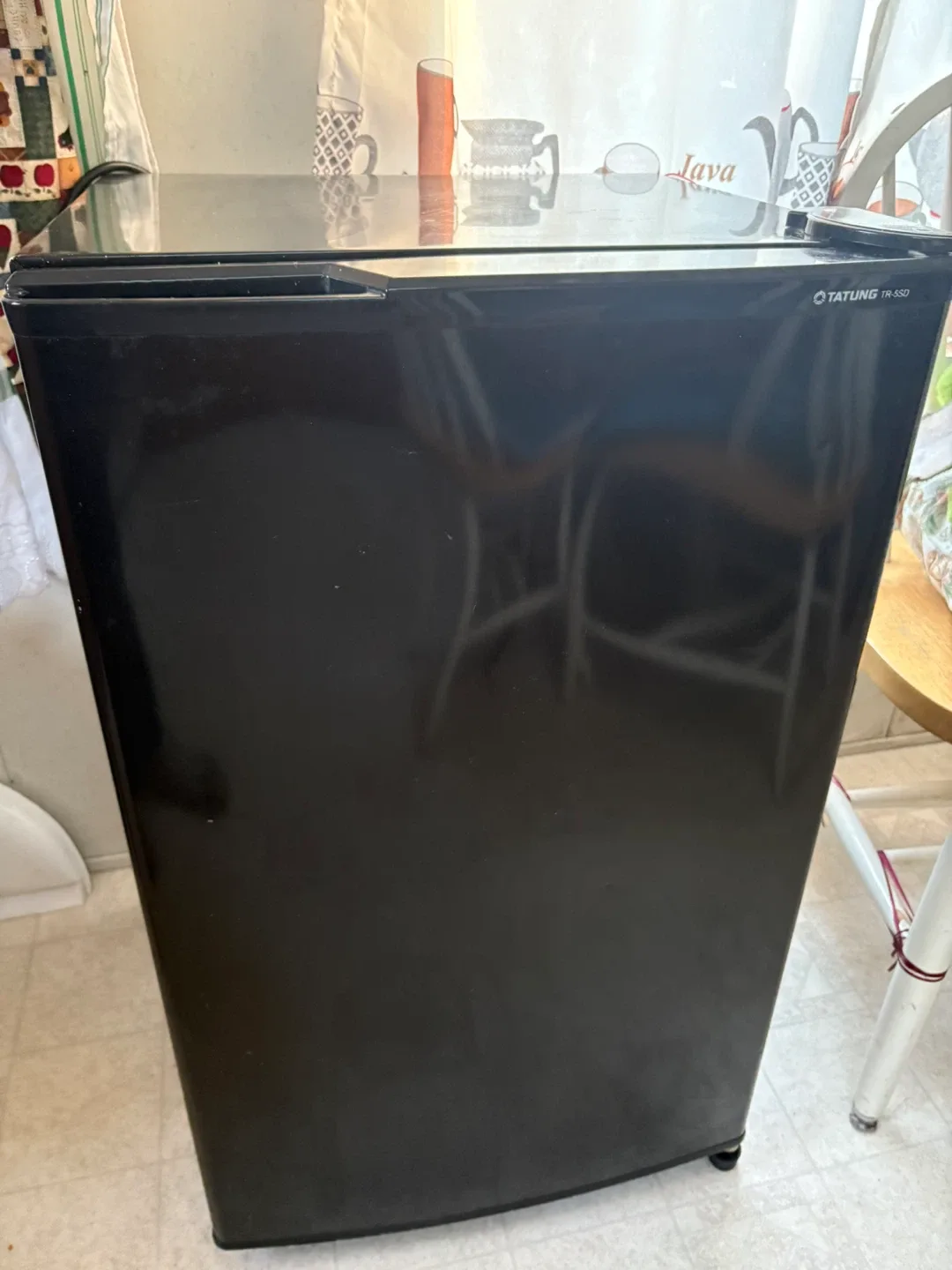 Tatung TR-55D Mini Refrigerator - Black