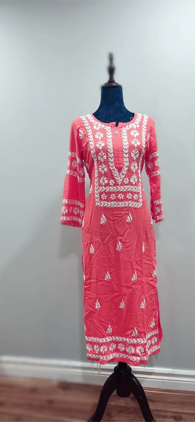 Embroidered Indian Kurti - Assorted Colours image indicator(4)