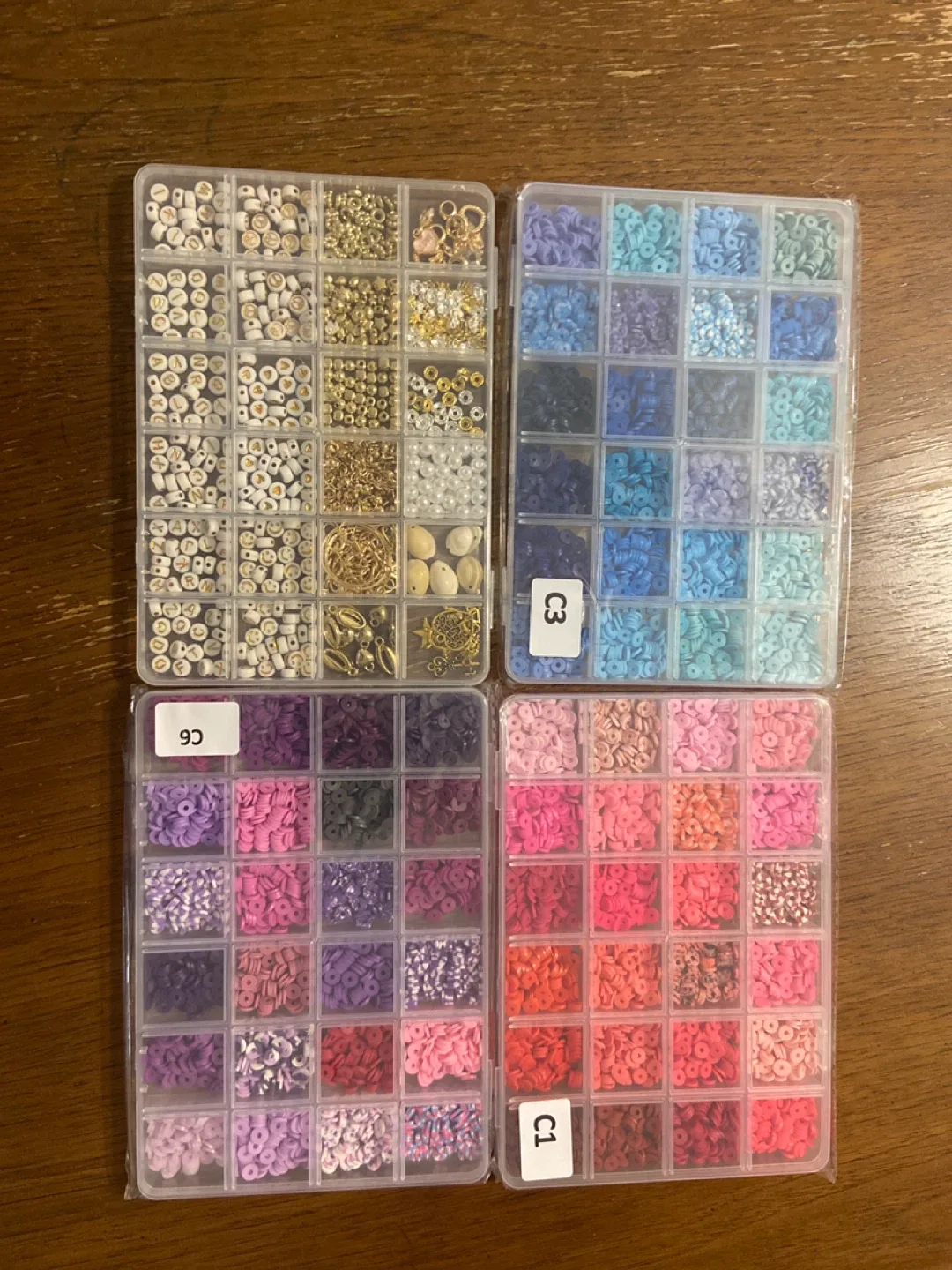 DIY Jewelry Making Gifts Clay Beads Kit image indicator(3)