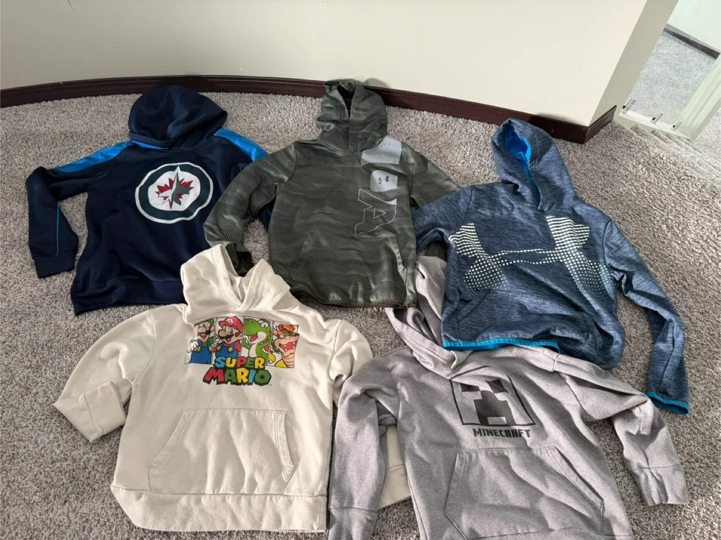 Boys' Hoodies & Shirt Bundle (size YM ) image indicator(2)