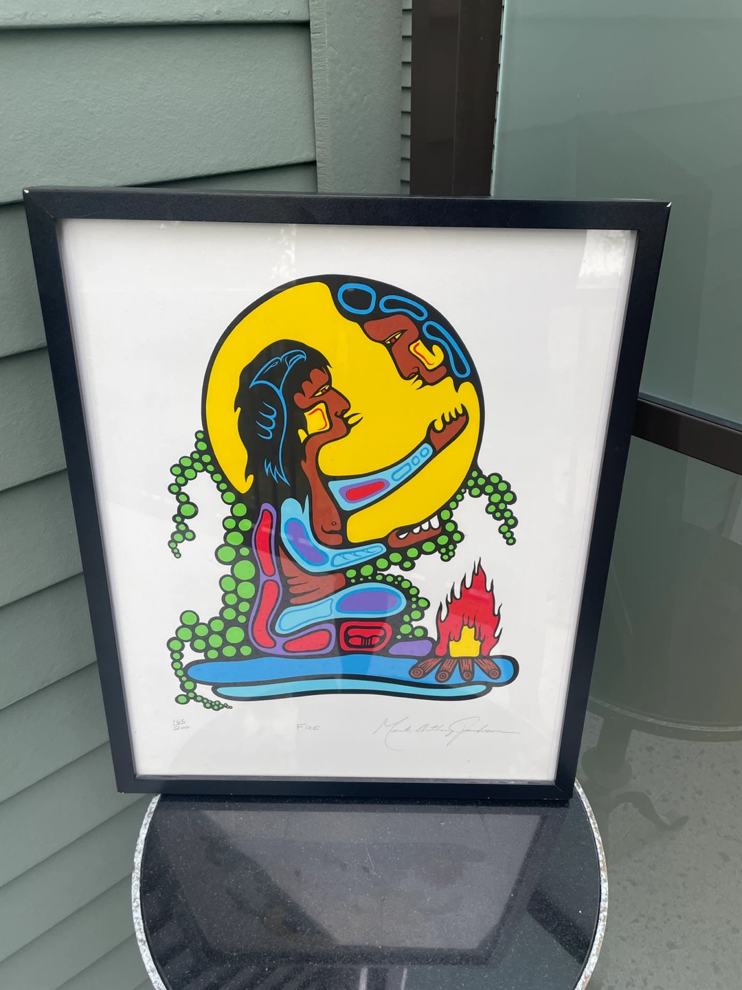 Mark Anthony Jacobson framed art print - Fire - photo 2