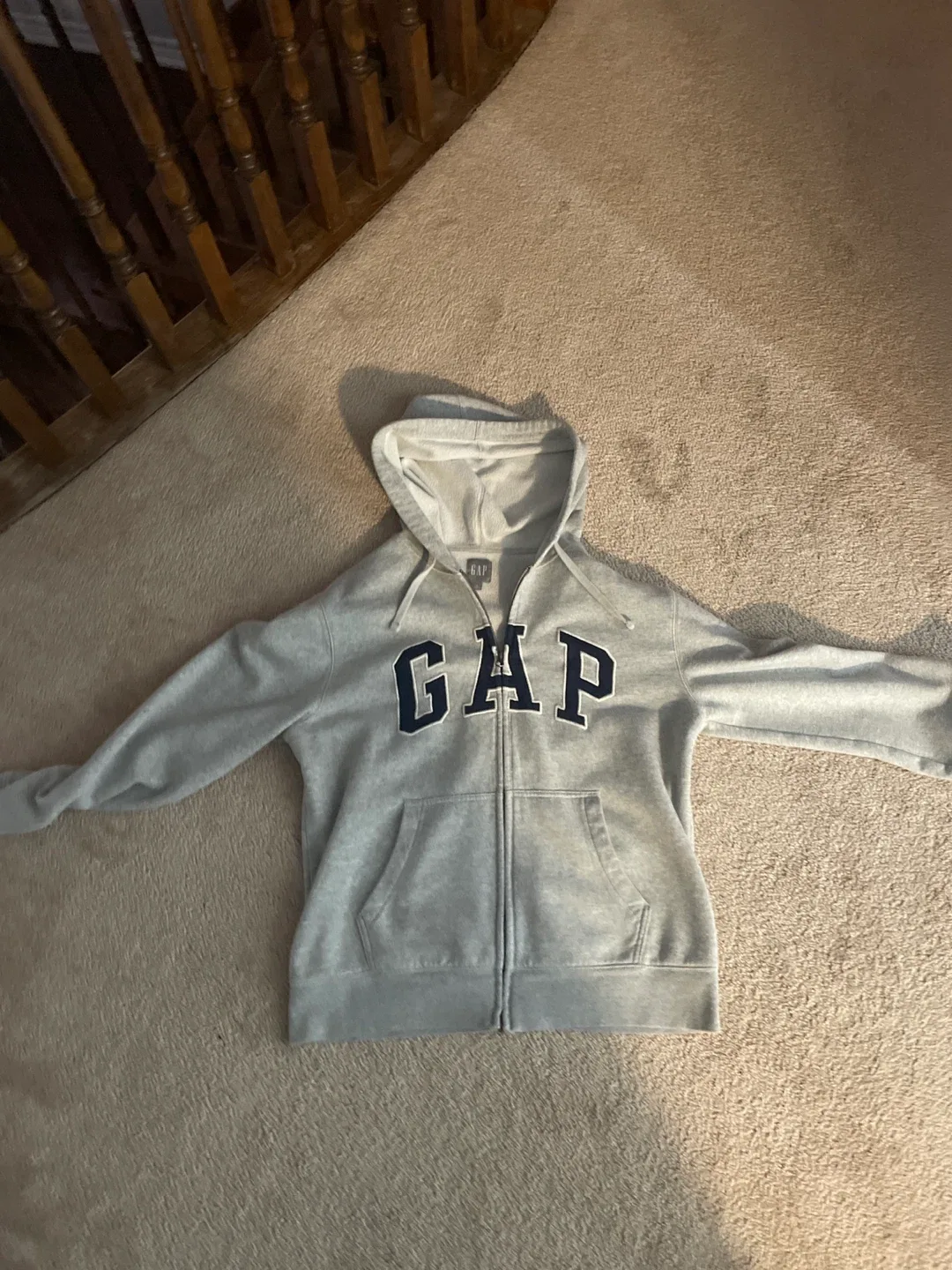 Gap Full-Zip Hoodie - Grey thumbnail