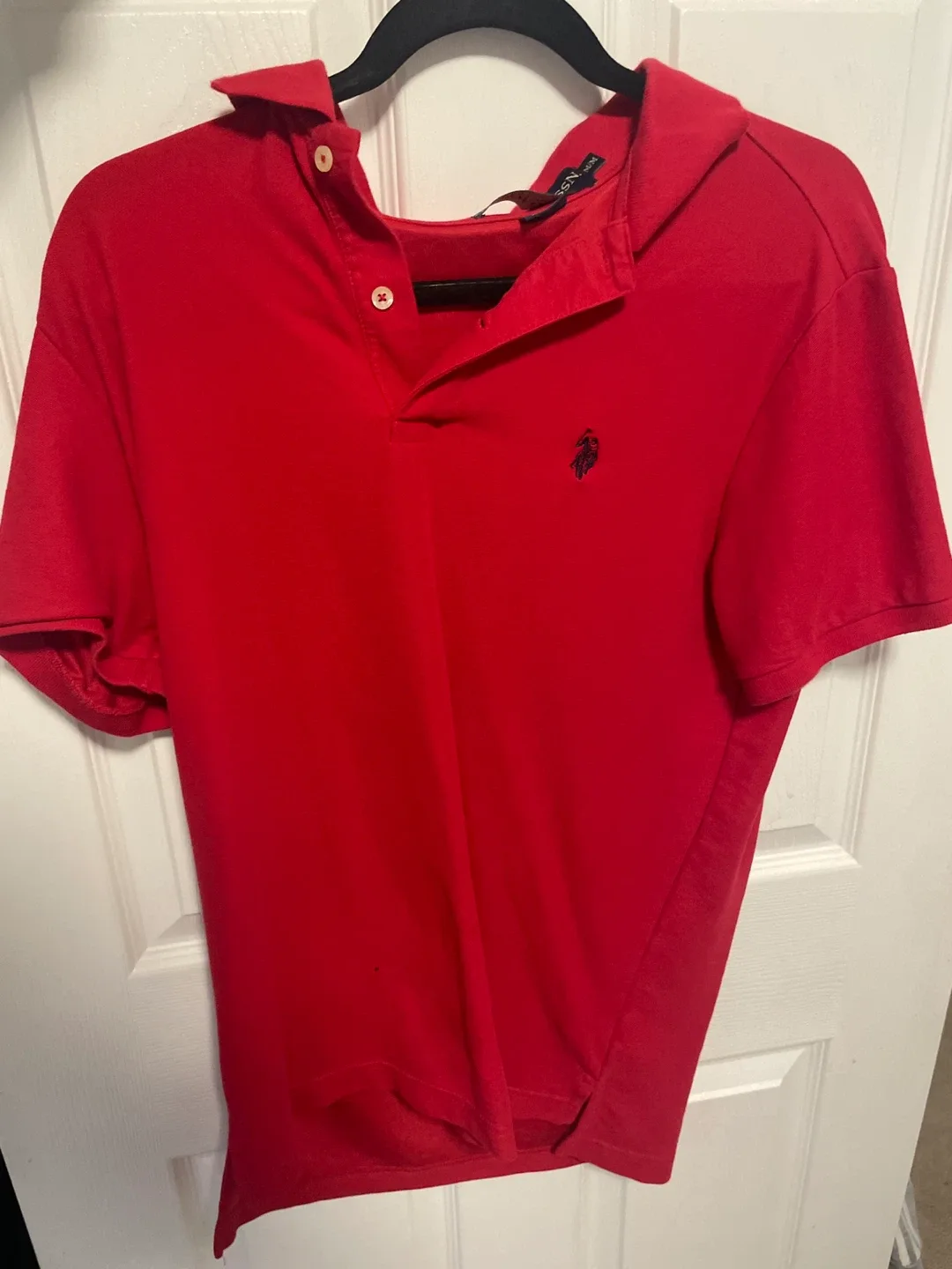 U.S. Polo Assn. Red Polo Shirt - Size M thumbnail