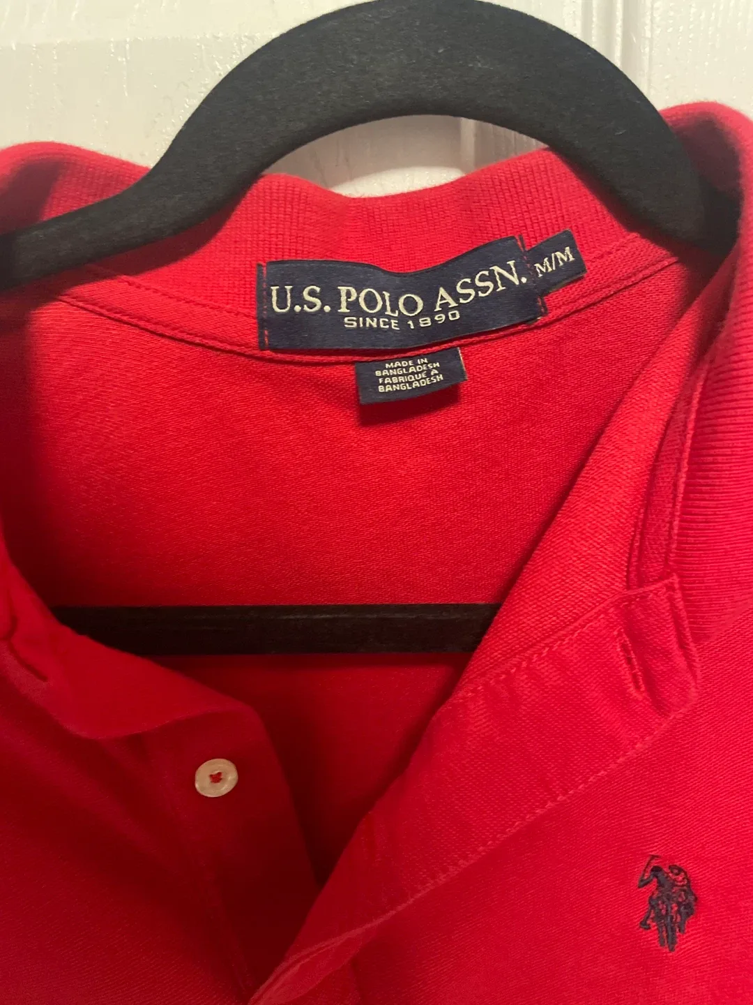 U.S. Polo Assn. Red Polo Shirt - Size M image indicator(2)