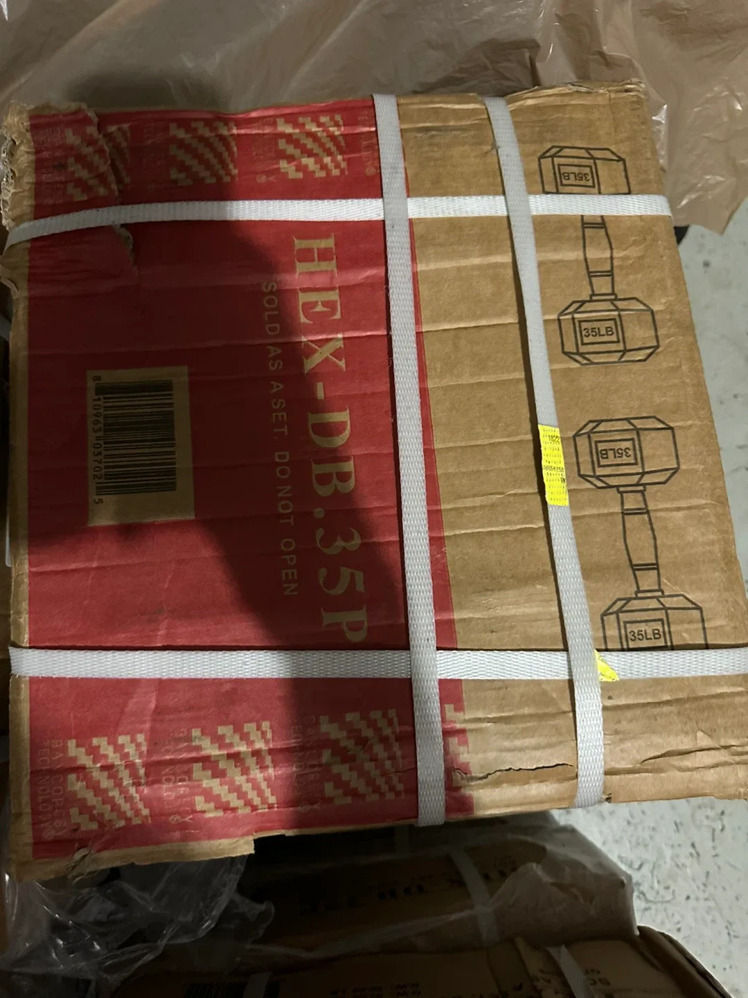 BRAND NEW Hex Dumbbells $1/pound image indicator(5)