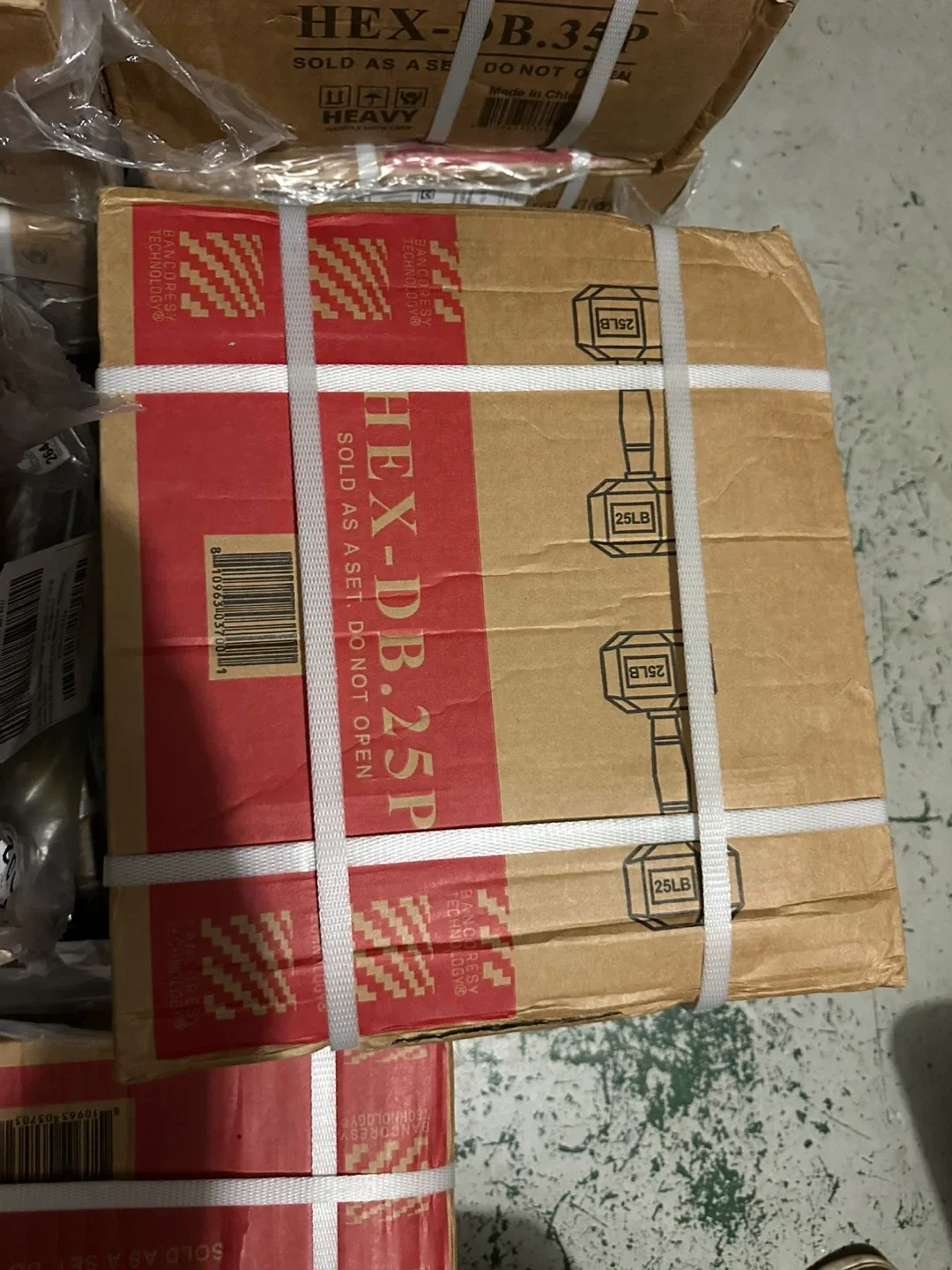 BRAND NEW Hex Dumbbells $1/pound image indicator(7)