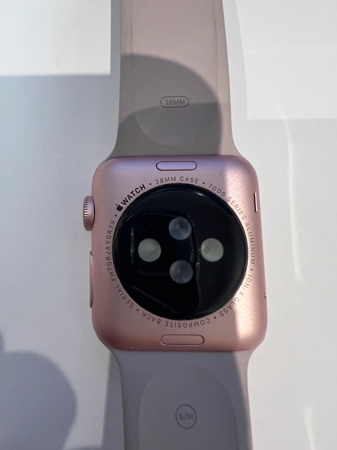 Apple Watch 38mm Pink 1st gen image indicator(4)