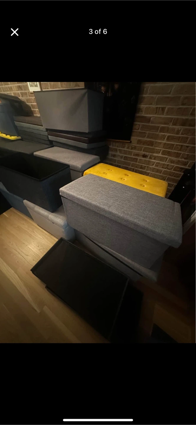 Storage Ottoman Bench - Brown - photo 3