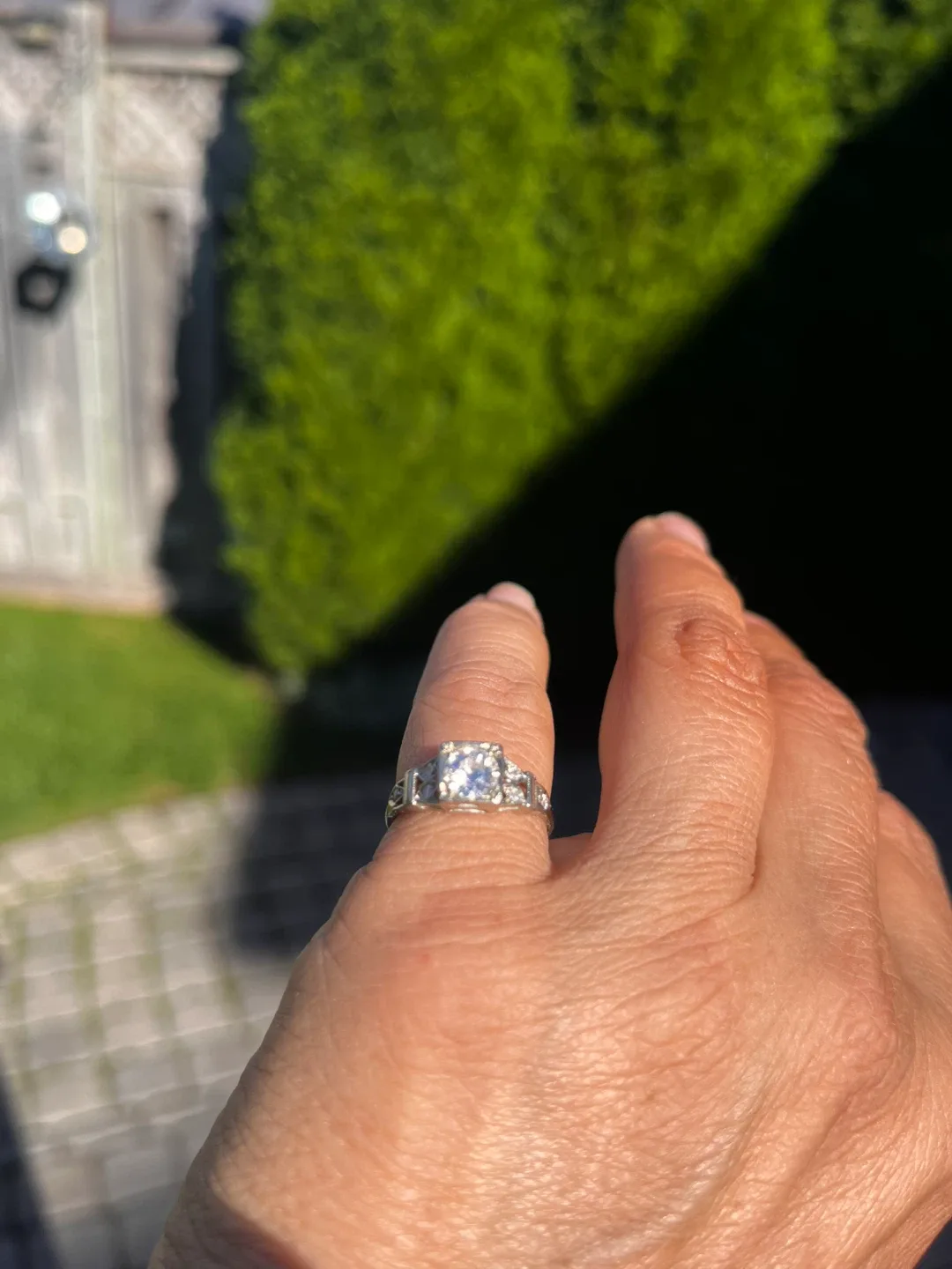 Antique Diamond Engagement Ring image indicator(3)