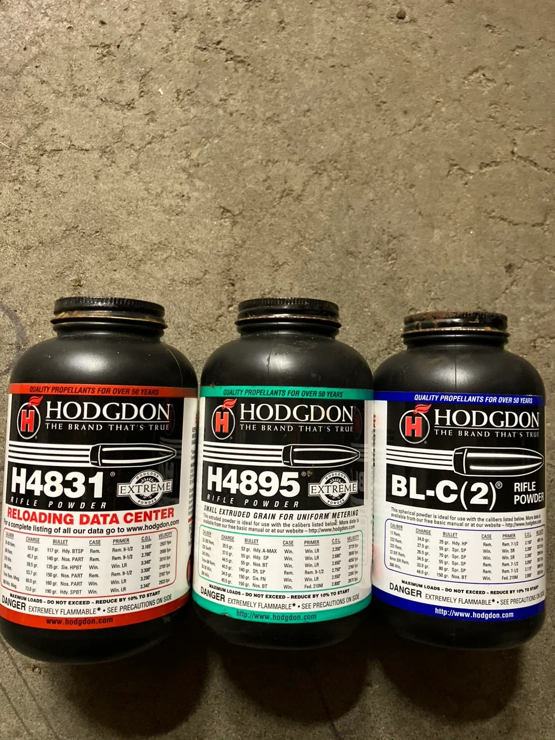 Various Smokeless Powder & Propellants image indicator(3)