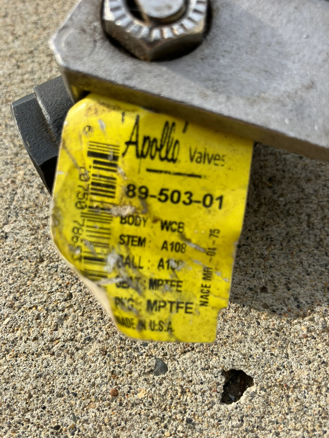 Apollo Manual Two-Way Ball Valve 89-503-01 - photo 4