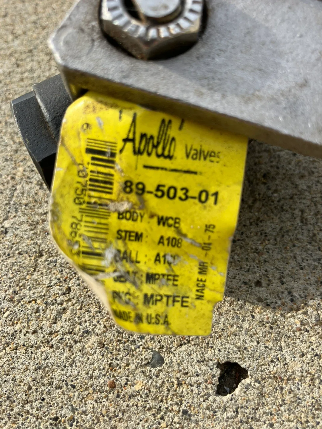 Apollo Manual Two-Way Ball Valve 89-503-01 image indicator(4)