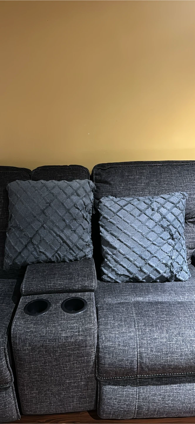 Two Grey Throw Pillows - photo 2
