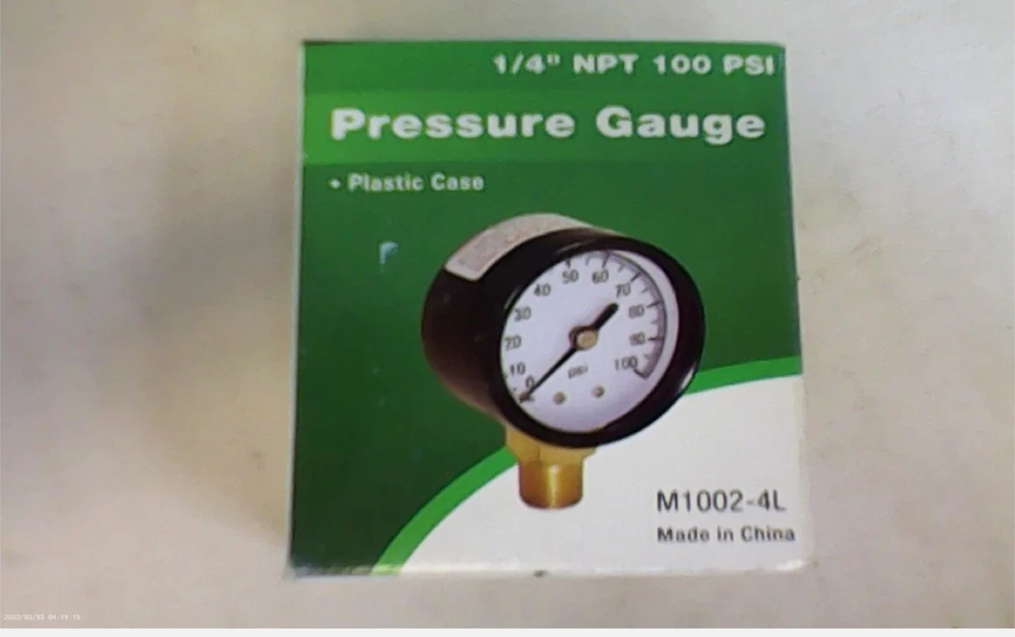 Water Source M1002-4L 100LB Pressure Gauge image indicator(6)