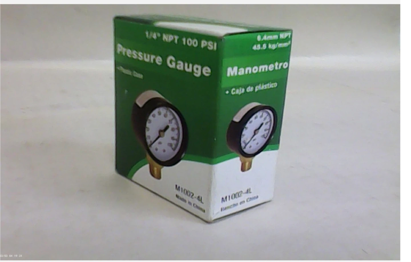 Water Source M1002-4L 100LB Pressure Gauge - photo 3
