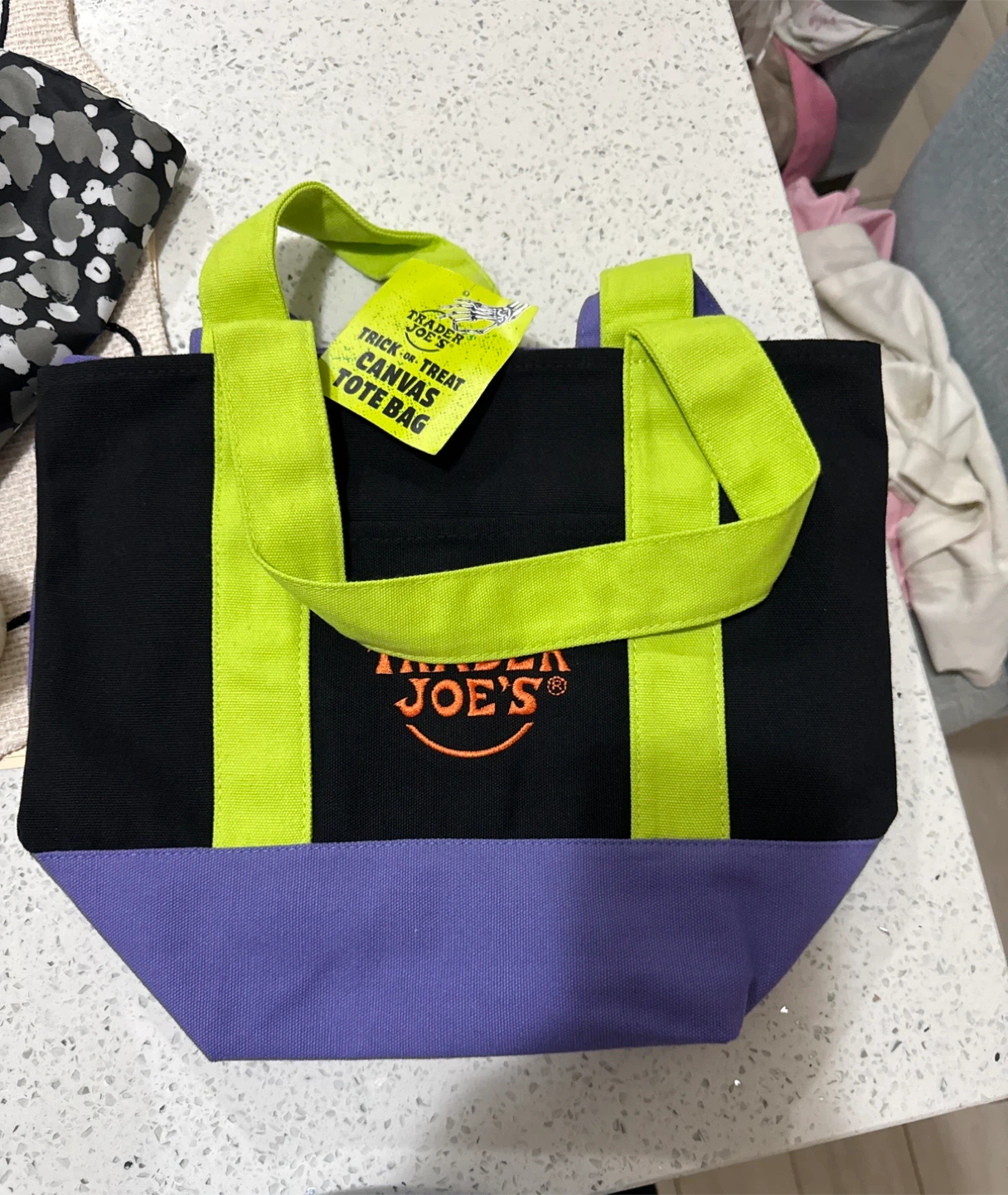 Trader Joe's Trick or Treat Canvas Tote Bag - photo 2