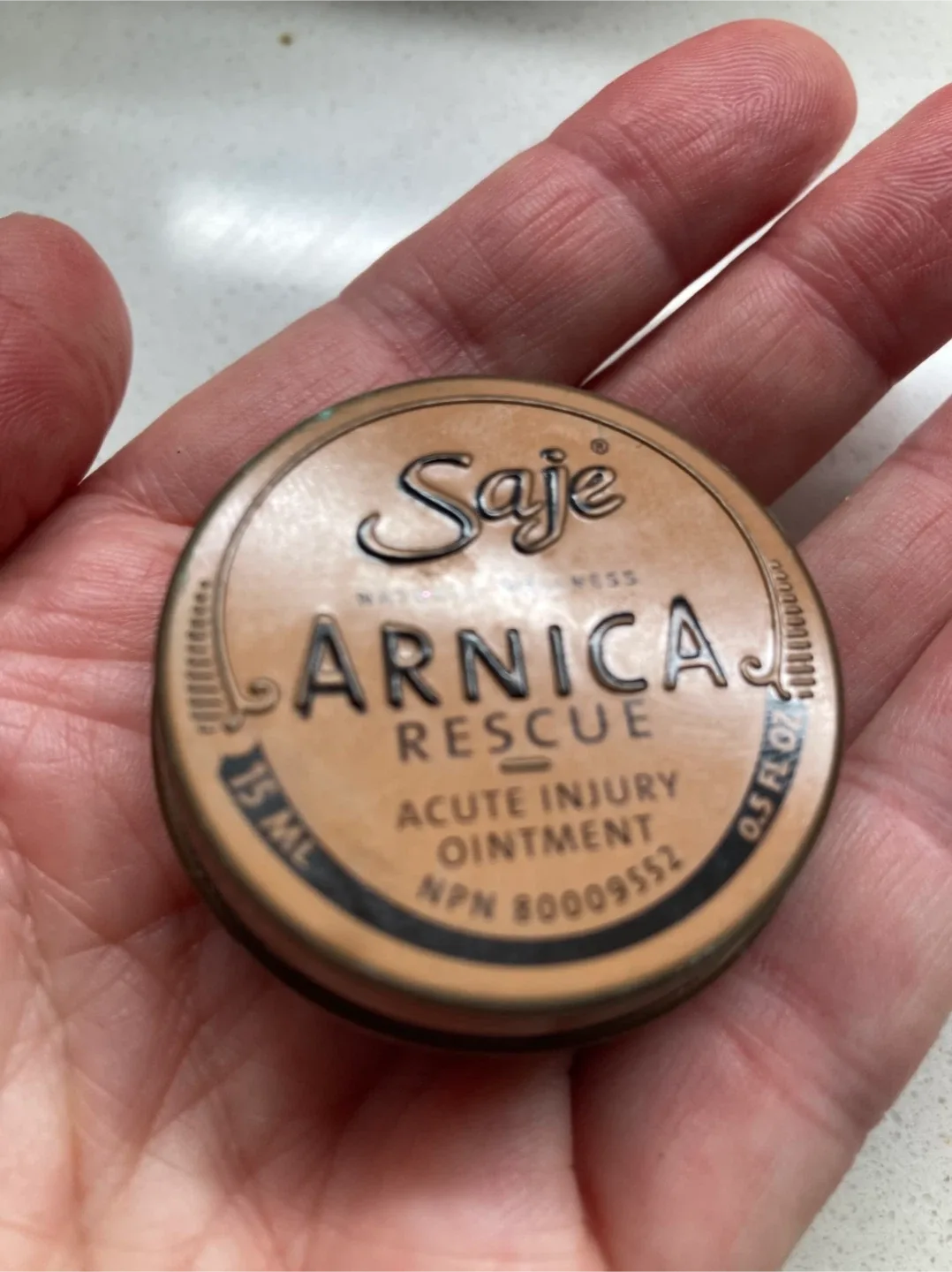 BNIB Saje Arnica Rescue Acute Injury Ointment - 15ml thumbnail