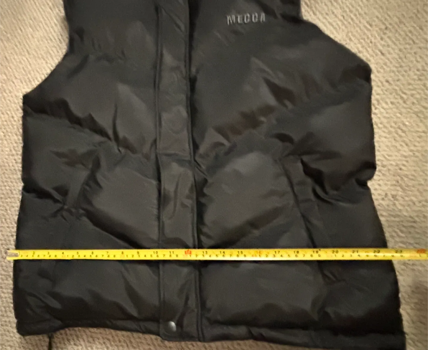 Mecca XL Black Puffer Vest image indicator(6)