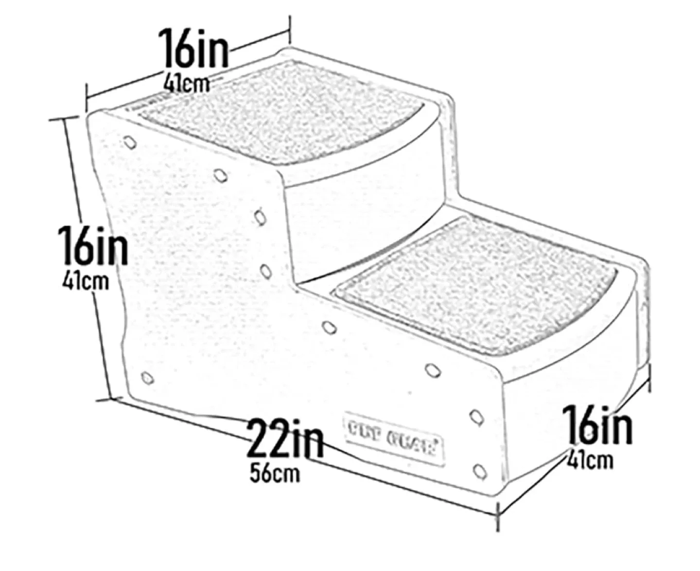 Pet Gear Easy Step II Pet Stairs, 2 Step image indicator(4)