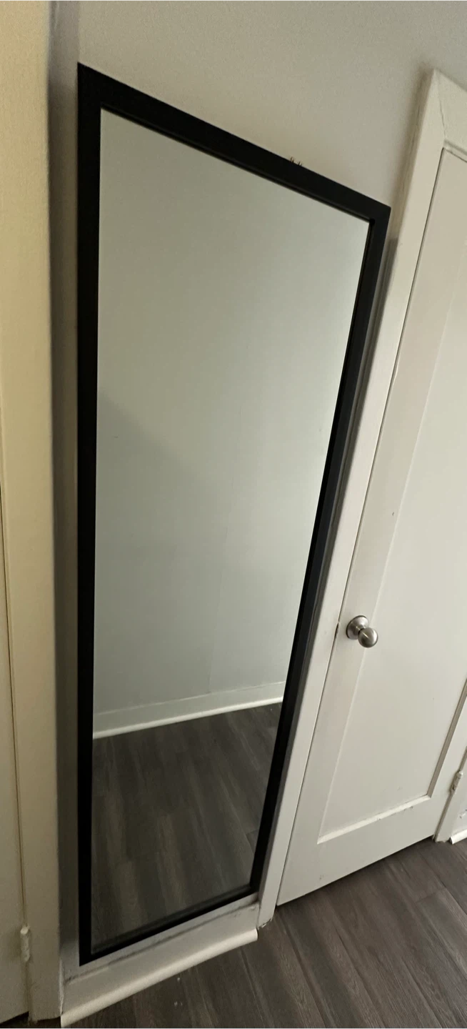 Framed Wall Mirror - Black Frame