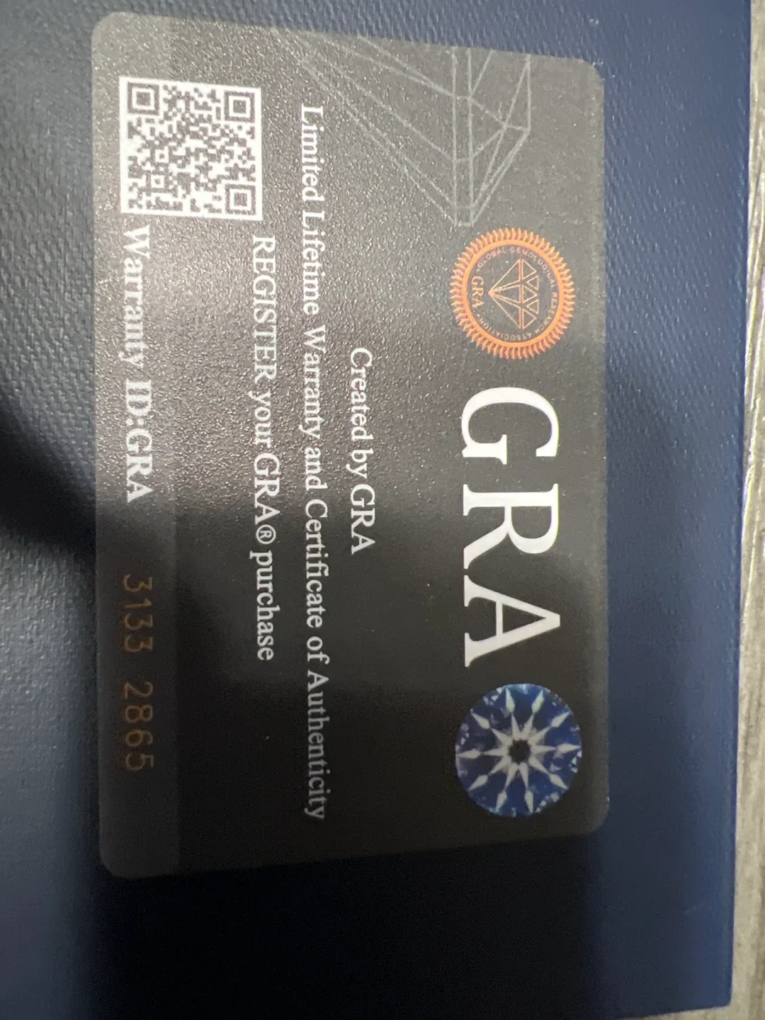 Moissanite Ring Size 7, Color D image indicator(2)