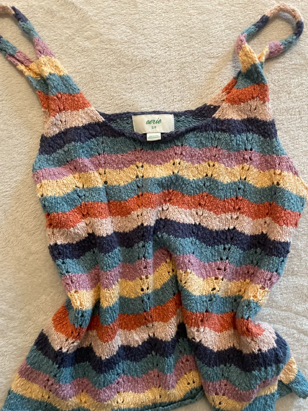 Aerie Knit Tank Top & Shorts Set - Size S image indicator(3)