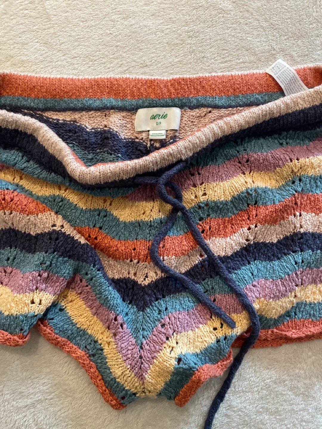 Aerie Knit Tank Top & Shorts Set - Size S image indicator(2)