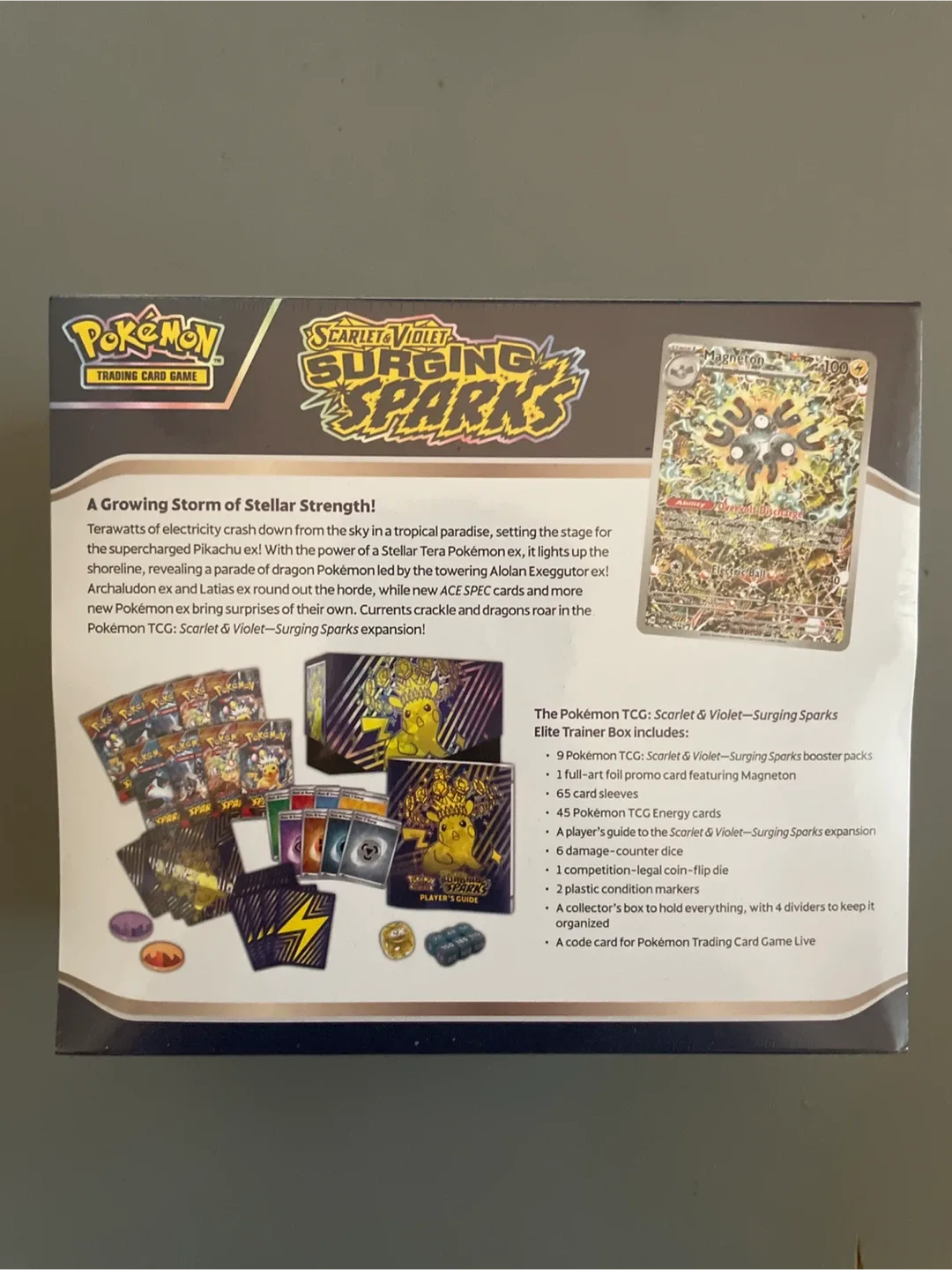 Pokémon TCG: Scarlet & Violet Surging Sparks Elite Trainer Box image indicator(3)