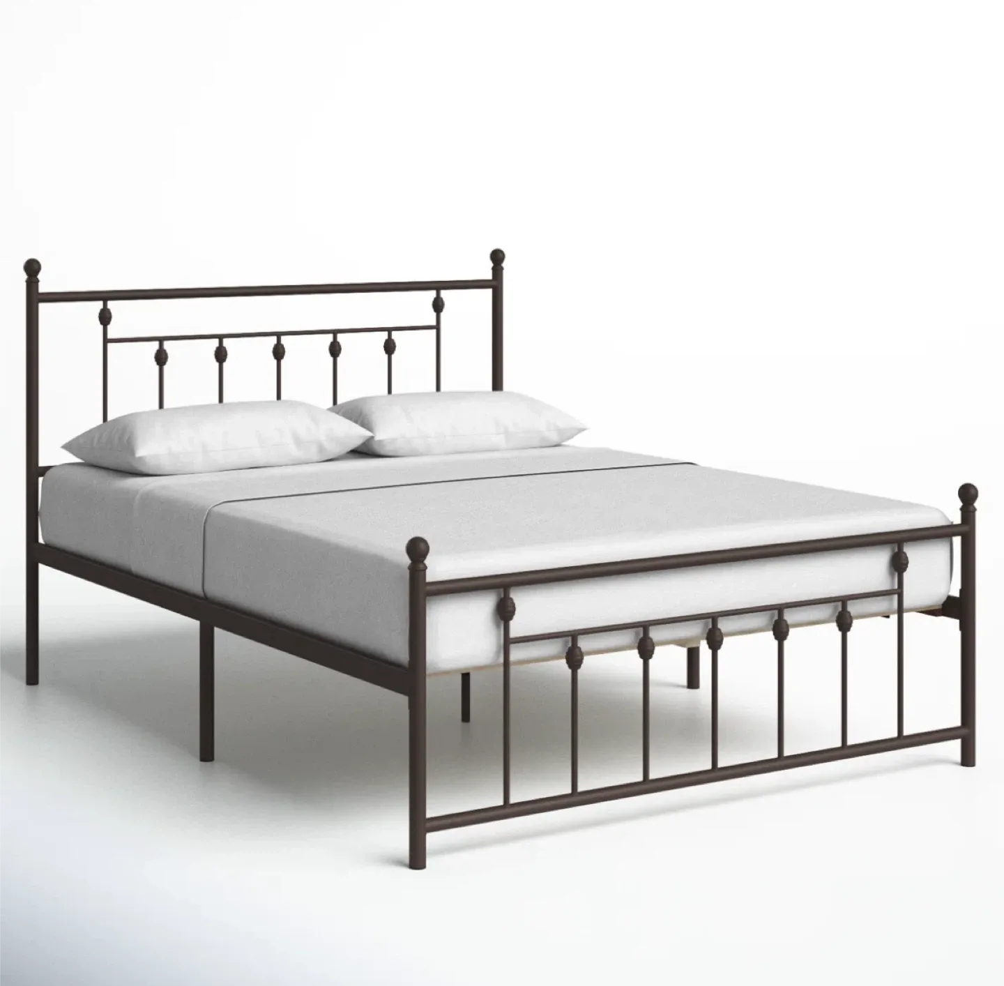 🧡 Queen Bed Frame & Mattress (From Guest Bedroom) thumbnail