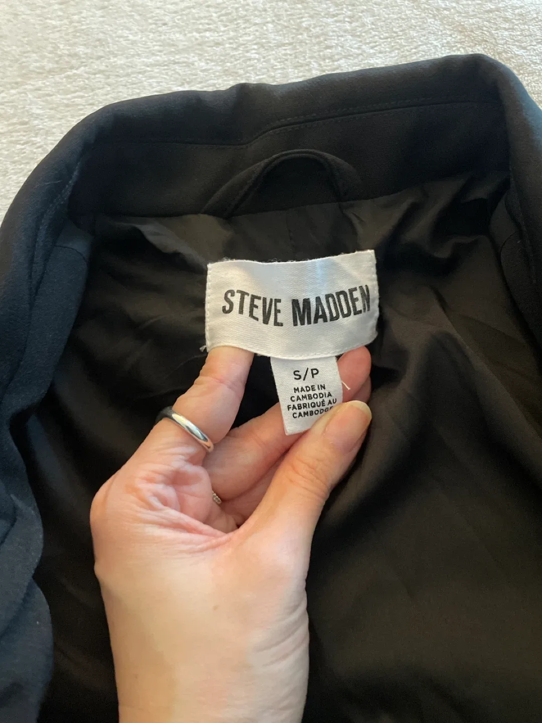 Steve Madden Black Blazer - Size S image indicator(2)