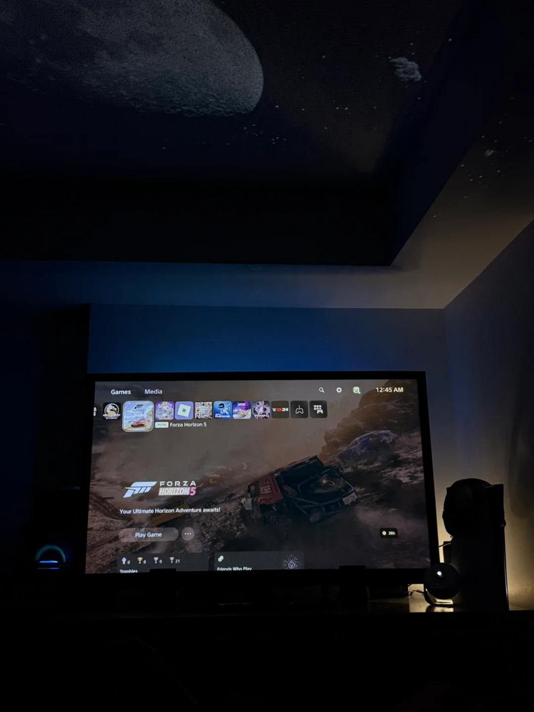 PS5 Console, Controller, Projector image indicator(2)