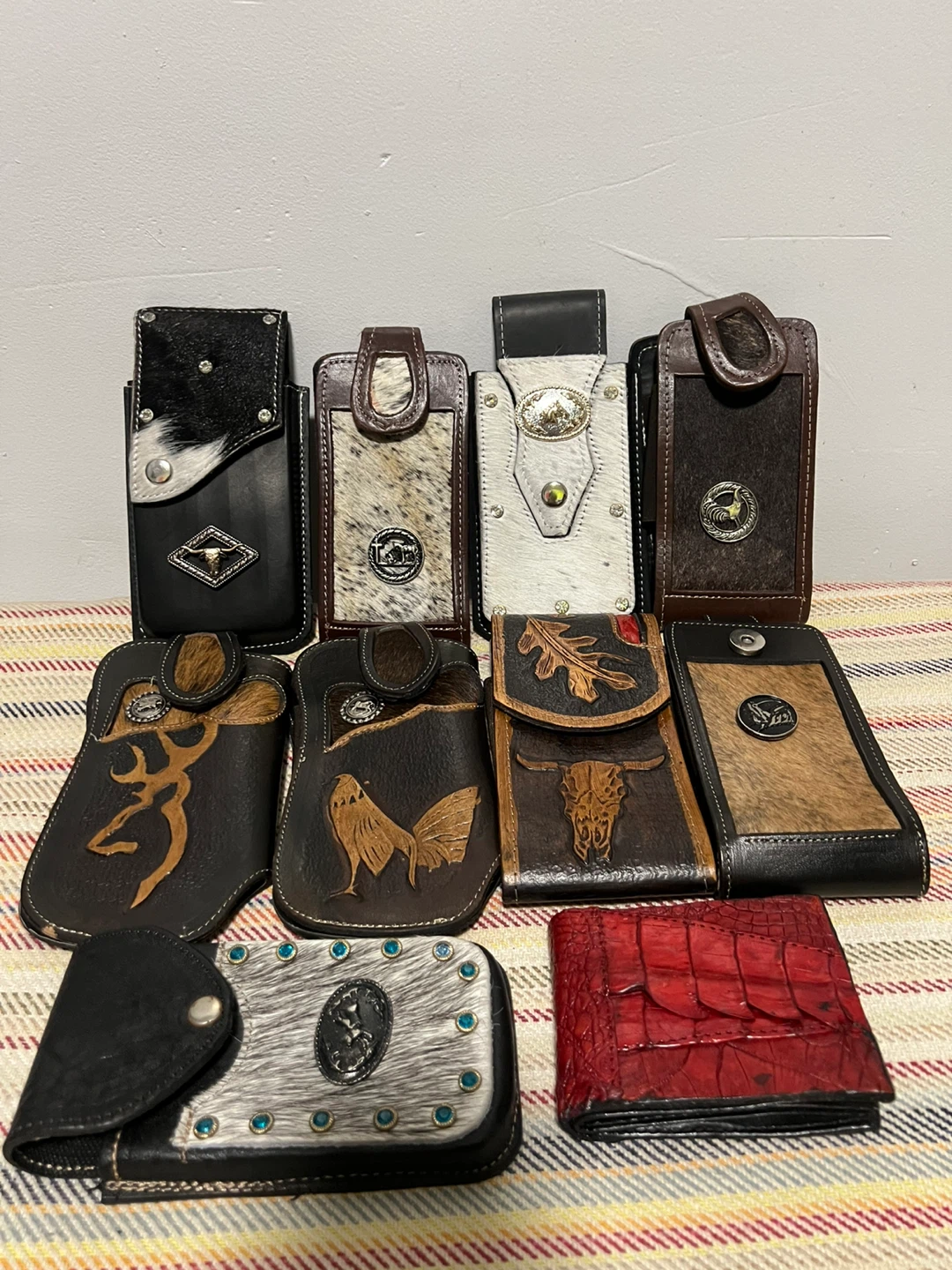 Fundas para celulares de cuero